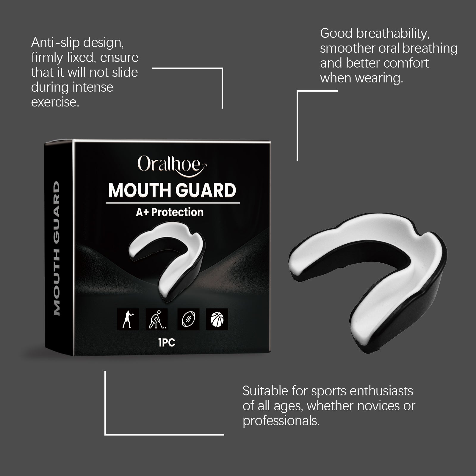 Tooth Protector For Daily Exercise Sanda Taekwondo Tooth Protector For Gum Protection Comfort Care